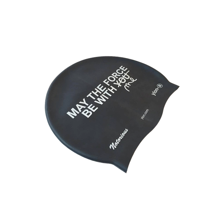 silicone swim cap ylon-a May the Force Be with Me