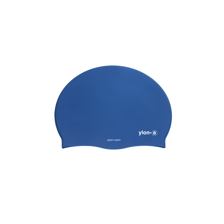 custom silicone swim caps (2-color logo)