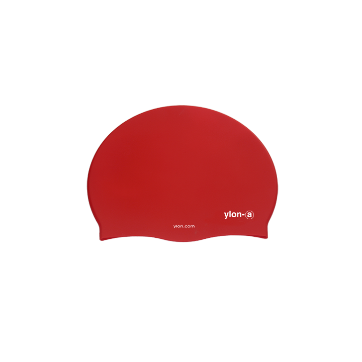 custom silicone swim caps (2-color logo)