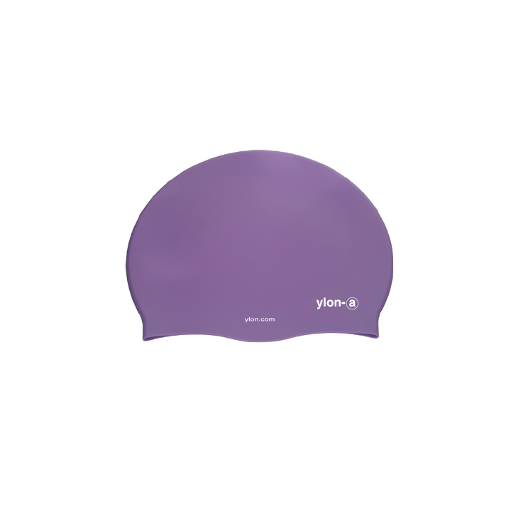 custom silicone swim caps (2-color logo)