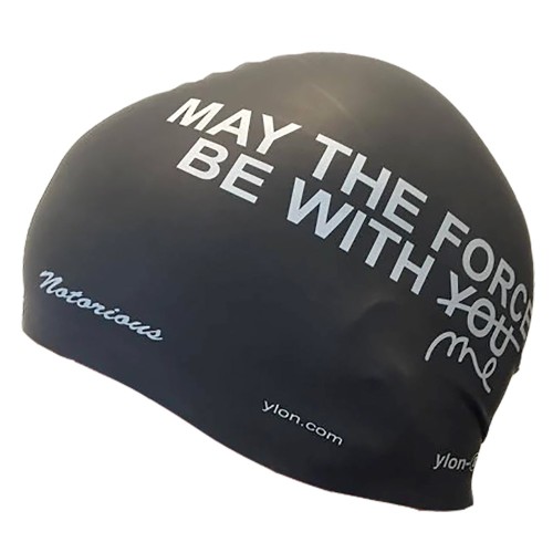 silicone swim cap ylon-a May the Force Be with Me
