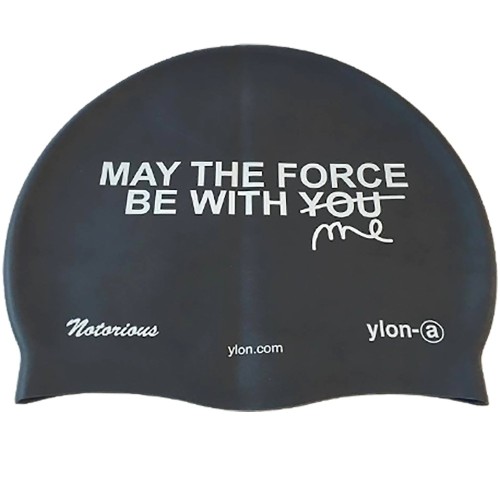 silicone swim cap ylon-a May the Force Be with Me