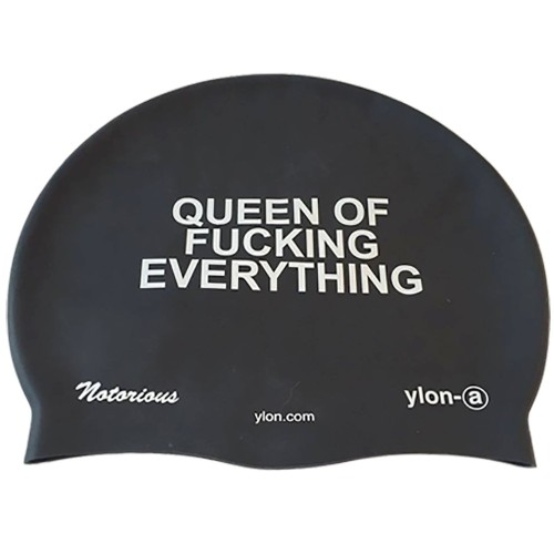 silicone swim cap ylon-a Queen of Fucking Everything