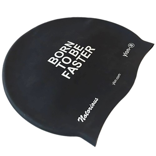 bonnet de piscine en silicone ylon-a Born to be faster
