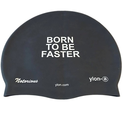 bonnet de piscine en silicone ylon-a Born to be faster
