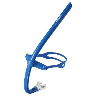 blue front snorkel for finswimming YLON-A YSTA-01