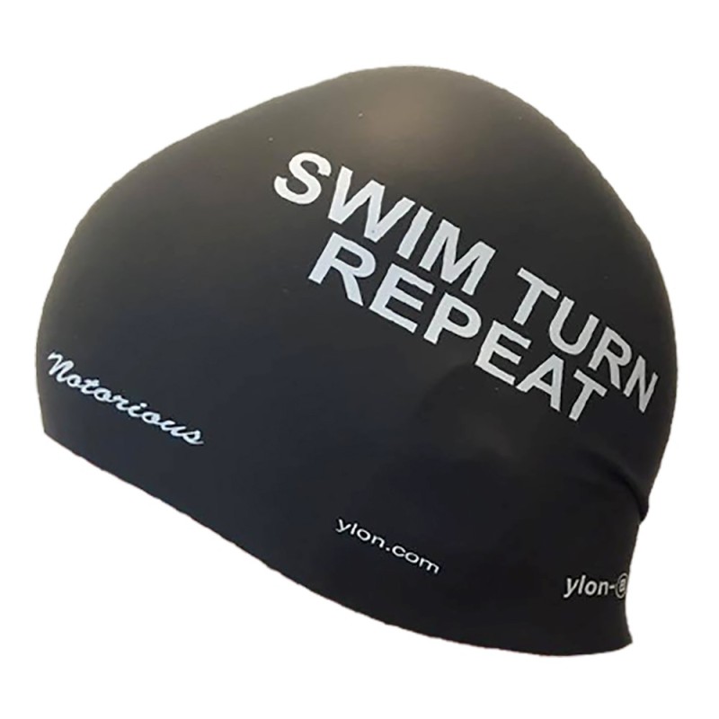 bonnet de piscine en silicone ylon-a Swim Turn Repeat
