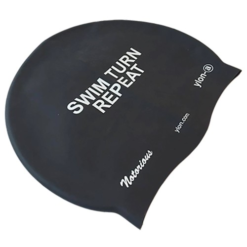 bonnet de piscine en silicone ylon-a Swim Turn Repeat