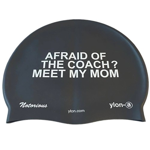 矽膠泳帽 ylon-a Afraid of the coach? Meet my mom