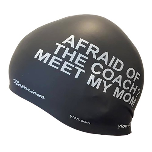 矽膠泳帽 ylon-a Afraid of the coach? Meet my mom
