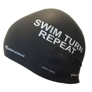 silicone swim cap ylon-a Swim Turn Repeat