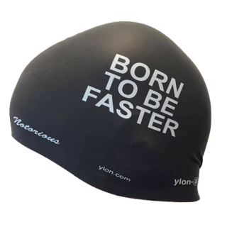 bonnet de piscine en silicone ylon-a Born to be faster