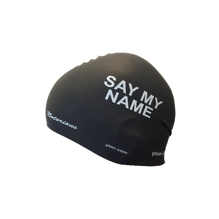 bonnet de piscine en silicone ylon-a Say my Name