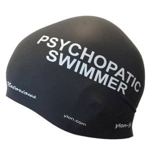 bonnet de piscine en silicone ylon-a Psychopatic swimmer