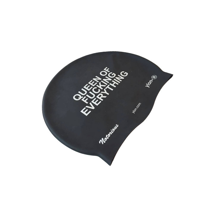 bonnet de piscine en silicone ylon-a Queen of Fucking Everything