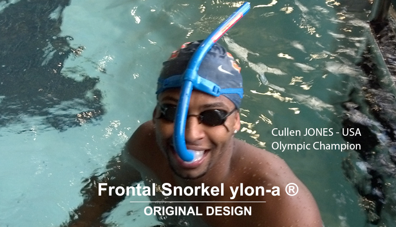 美國奧運泳者 Cullen Jones 使用 ylon-a® 前置呼吸管